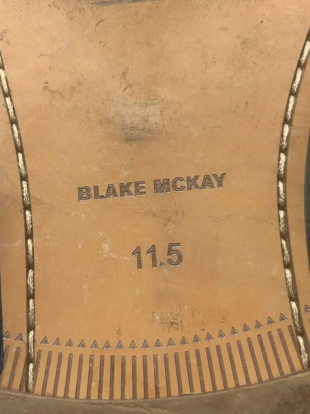 Blake McKay T9 Brown Leather Cap Toe Oxford Dress Shoes